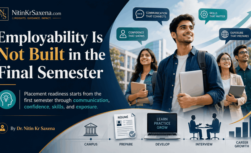 The Placement Interview Begins in Your First Semester; Not Your Final One